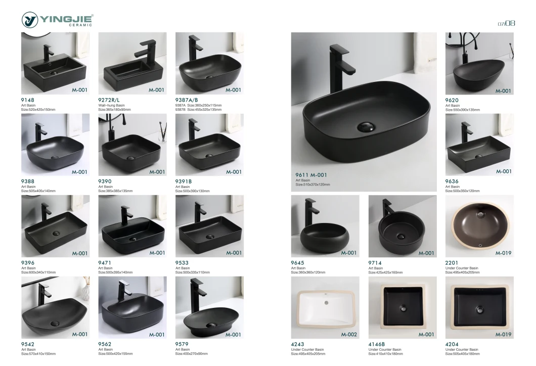 New Design Bathroom Countertops Melamine Resin Basin Sink Bathroom Washbasin in Different Colors