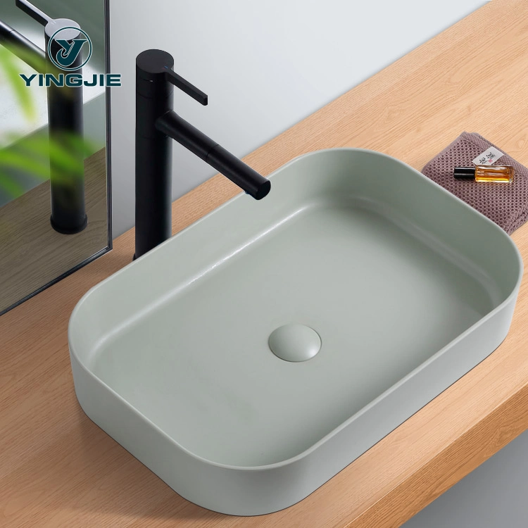 New Design Bathroom Countertops Melamine Resin Basin Sink Bathroom Washbasin in Different Colors