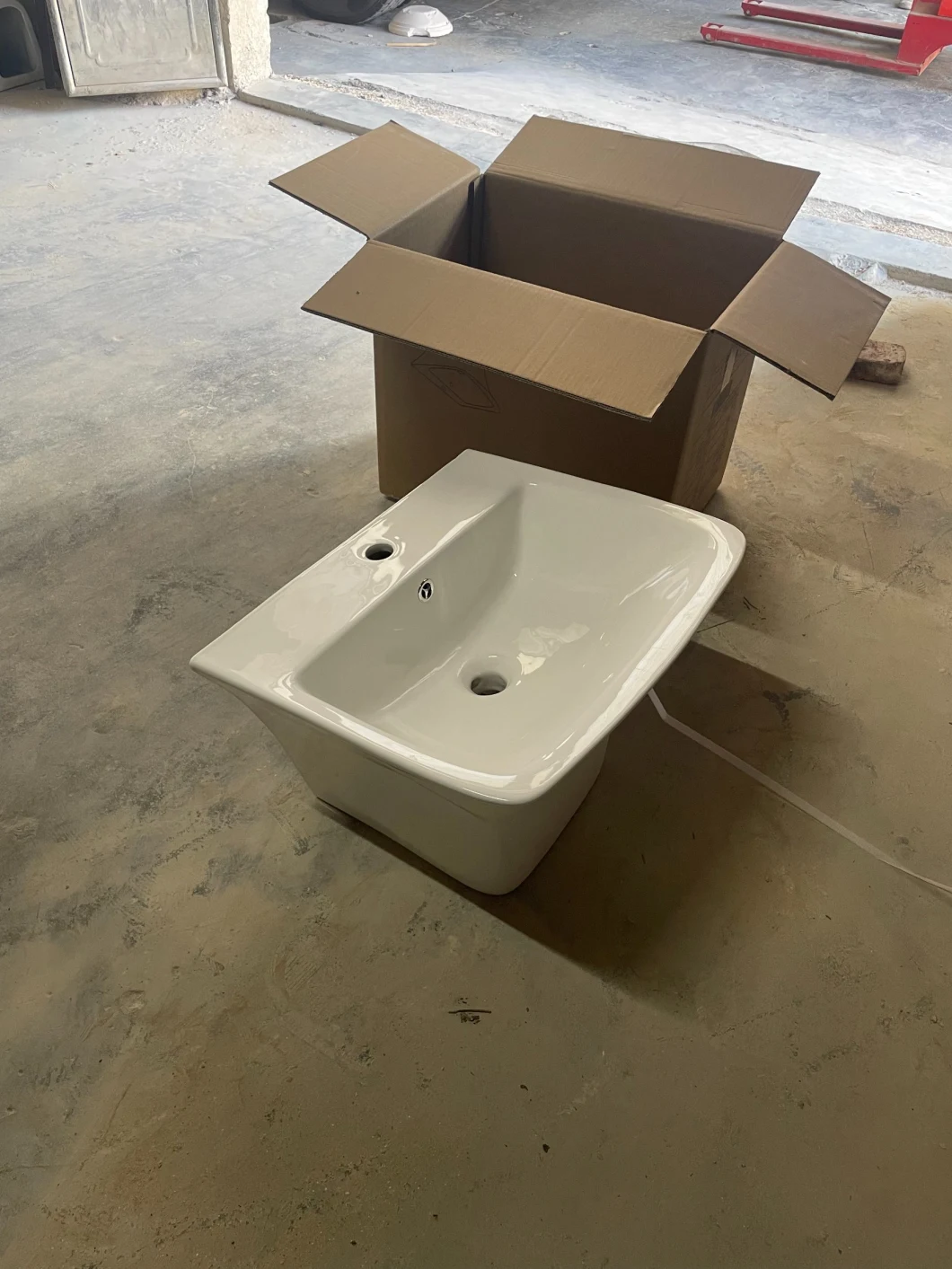 Modern Design Washing Wall-Hung Basin Bathroom Sink Sanitaryware Basin