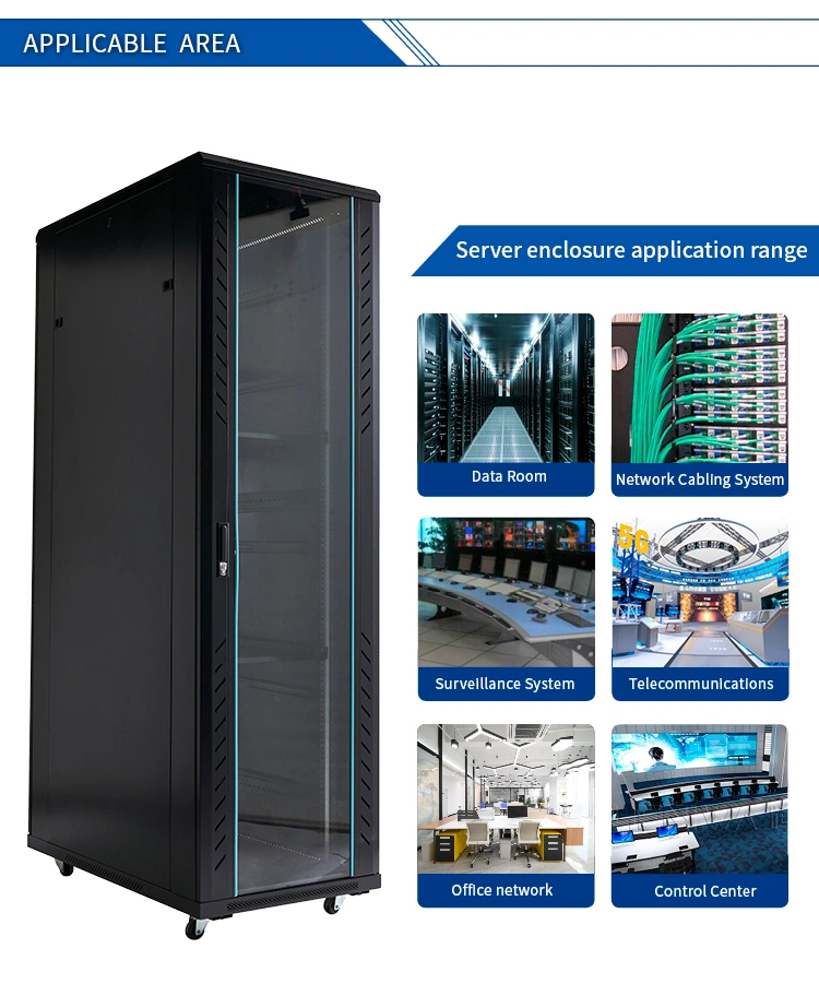 All Rack 18u Floor Standing Server Rack/Data Cabinet 600mm Wide X 600mm Deep X 1600mm Heihgt