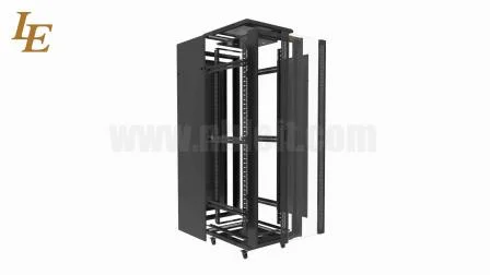 Le Floor Standing SPCC Ventilated Server Rack OEM 4u-48u Gabinete de red de 19 pulgadas