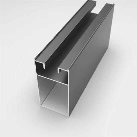 Aleación de aluminio Perfil completo Extrusión Aleación Puerta corredera Perfiles Marco Armario Espejo de cocina