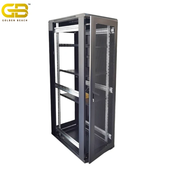 Nuevo servidor Rack 42u 600X1000 Gabinetes de red de pie de piso de 19 pulgadas con 2 ventiladores