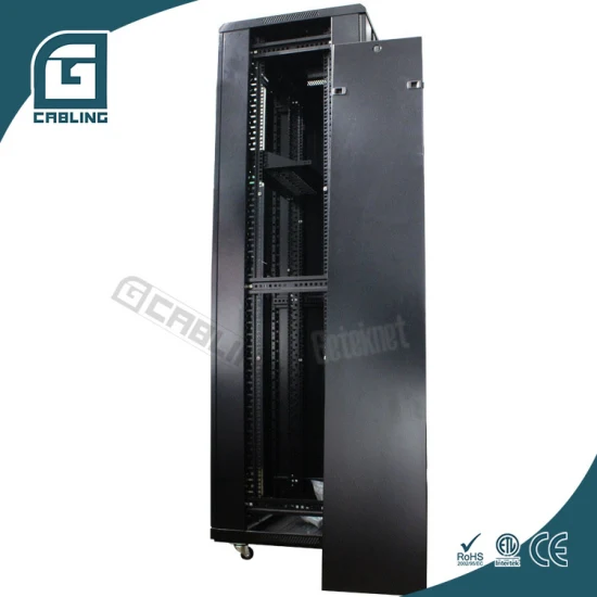 Gcabling Data Szies Floor Standing 19 pulgadas 24u 29u 33u 38u 42u Gabinete de rack de servidor de centro de red bloqueable